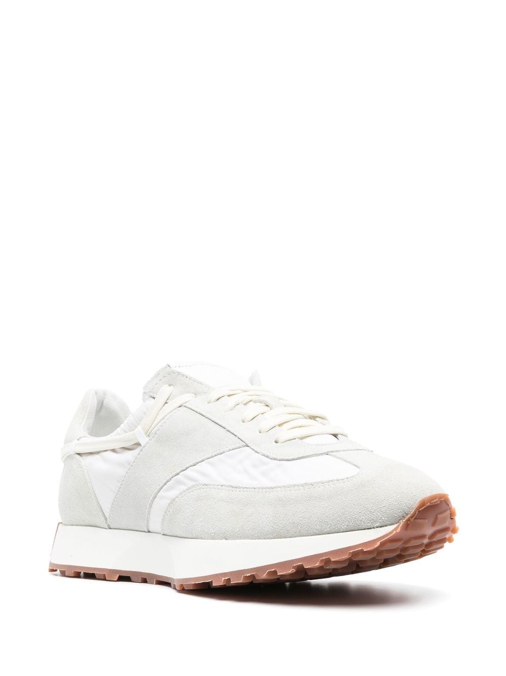 panelled low-top sneakers - 2