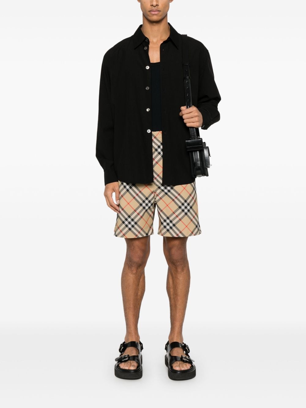 Vintage Check-pattern shorts - 2