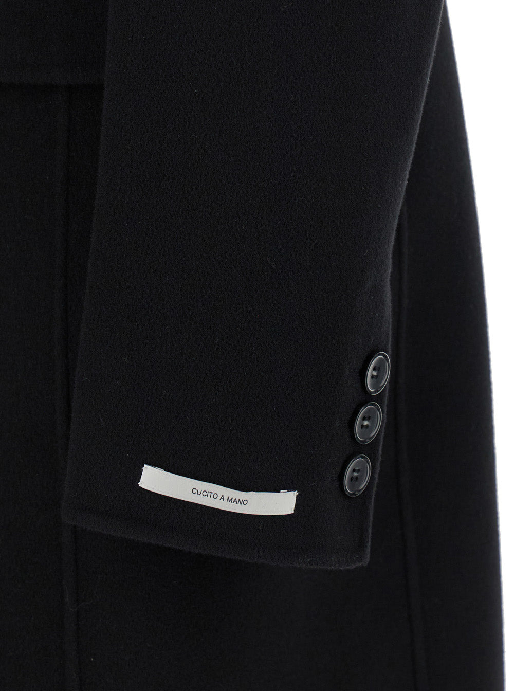 Sportmax Women 'Morgana' Black Double-Breasted Coat With Buttons In Wool Woman - 3