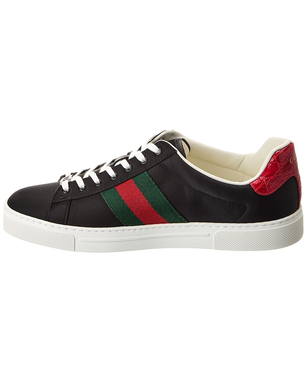 Gucci Ace Nylon & Leather Sneaker - 2