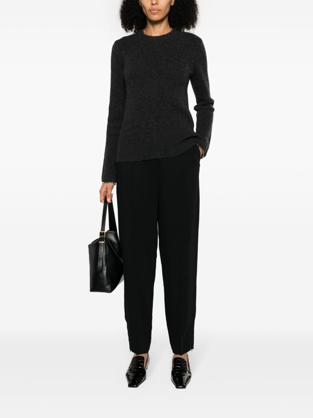 Chain-Edge wool-cashmere jumper - 2
