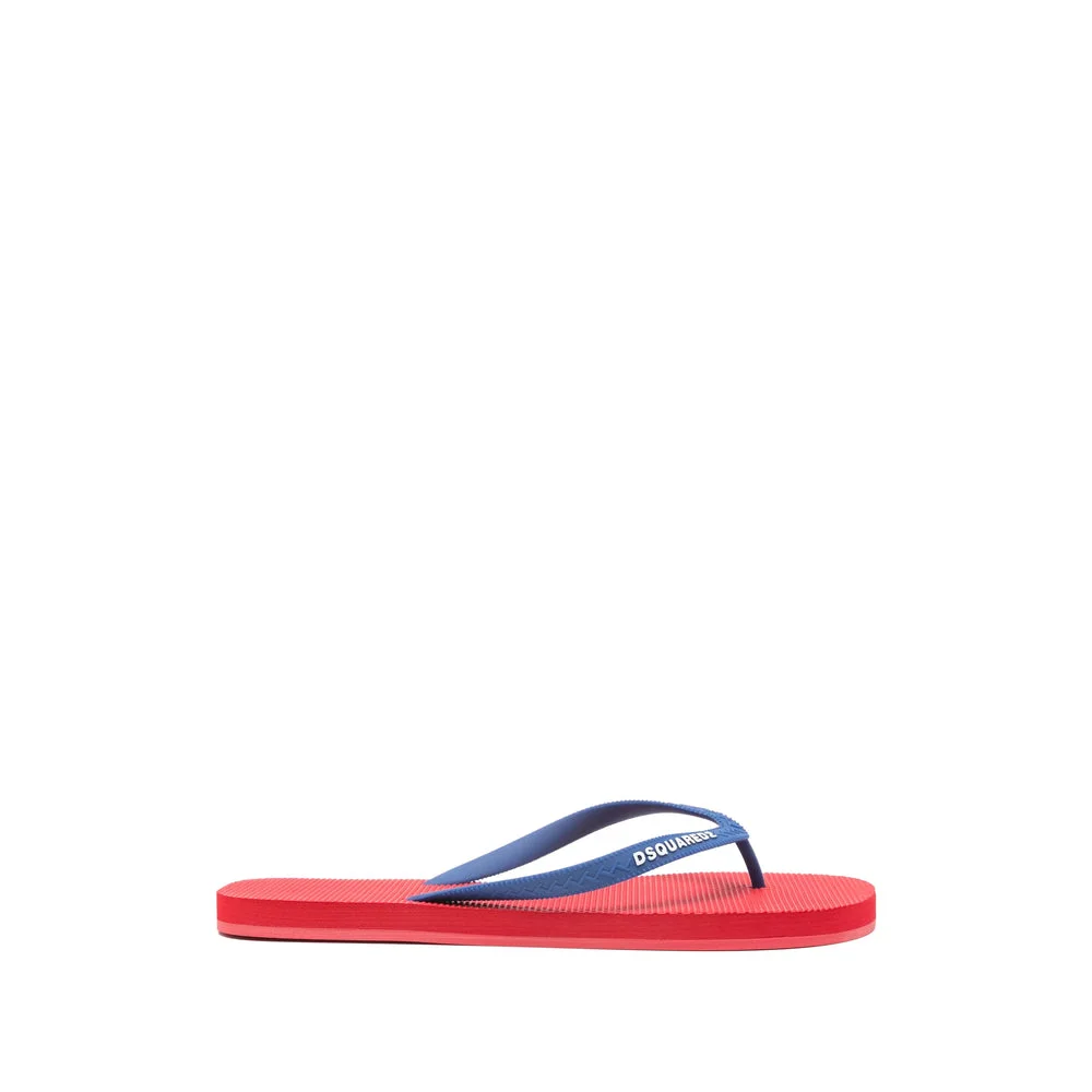 Dsquared2 Red Flip-Flops & Slides Men - 1