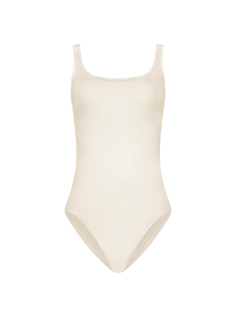 Women's Jamaika Cotton-Blend Stretch Bodysuit - Butter Cream 1
