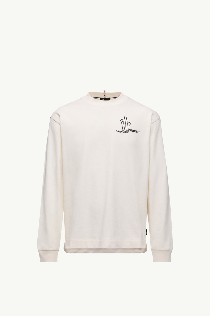 Logo Long Sleeve Cotton T-Shirt 1