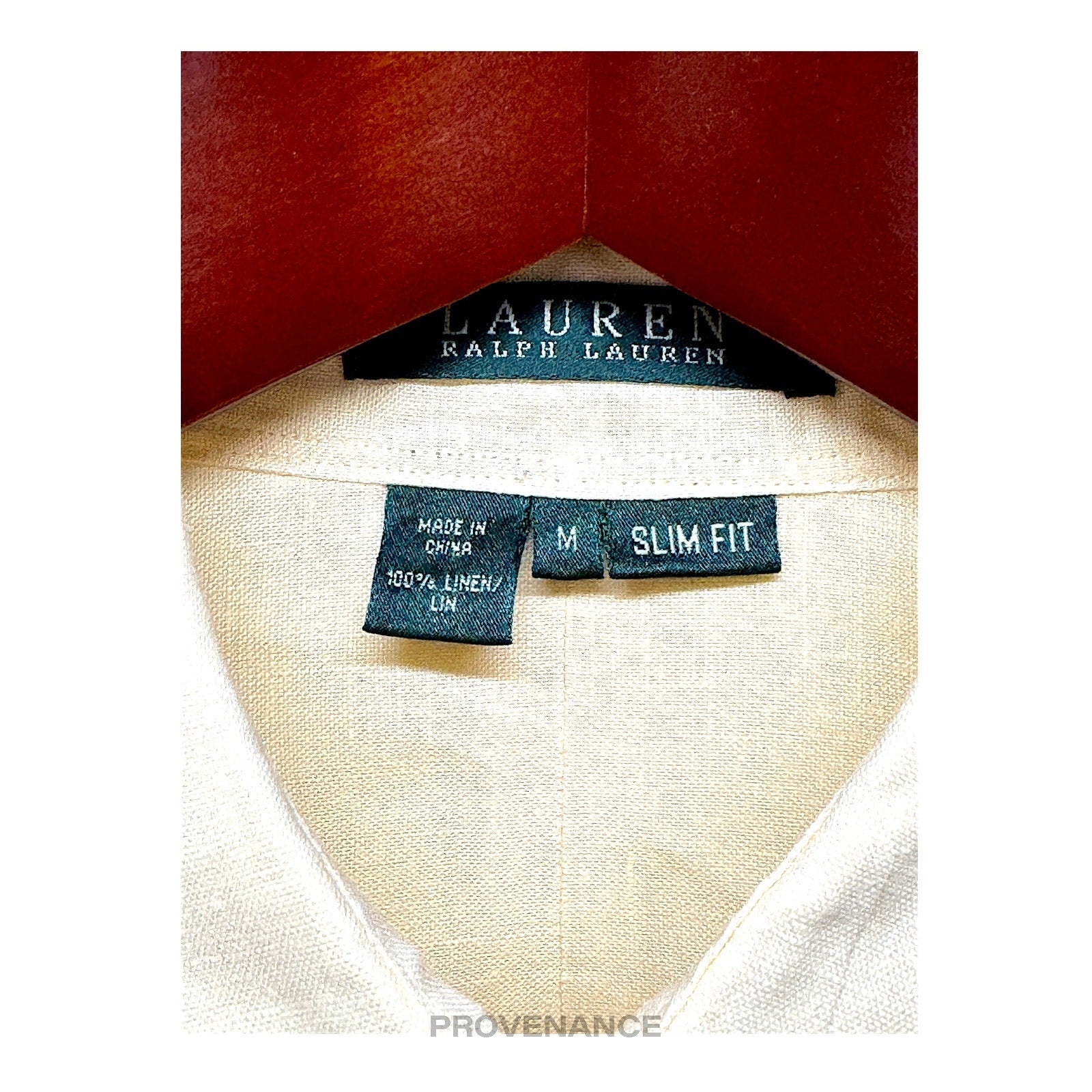 Lauren by Ralph Lauren - Lauren Ralph Lauren Linen Shirt - Cream M - 3