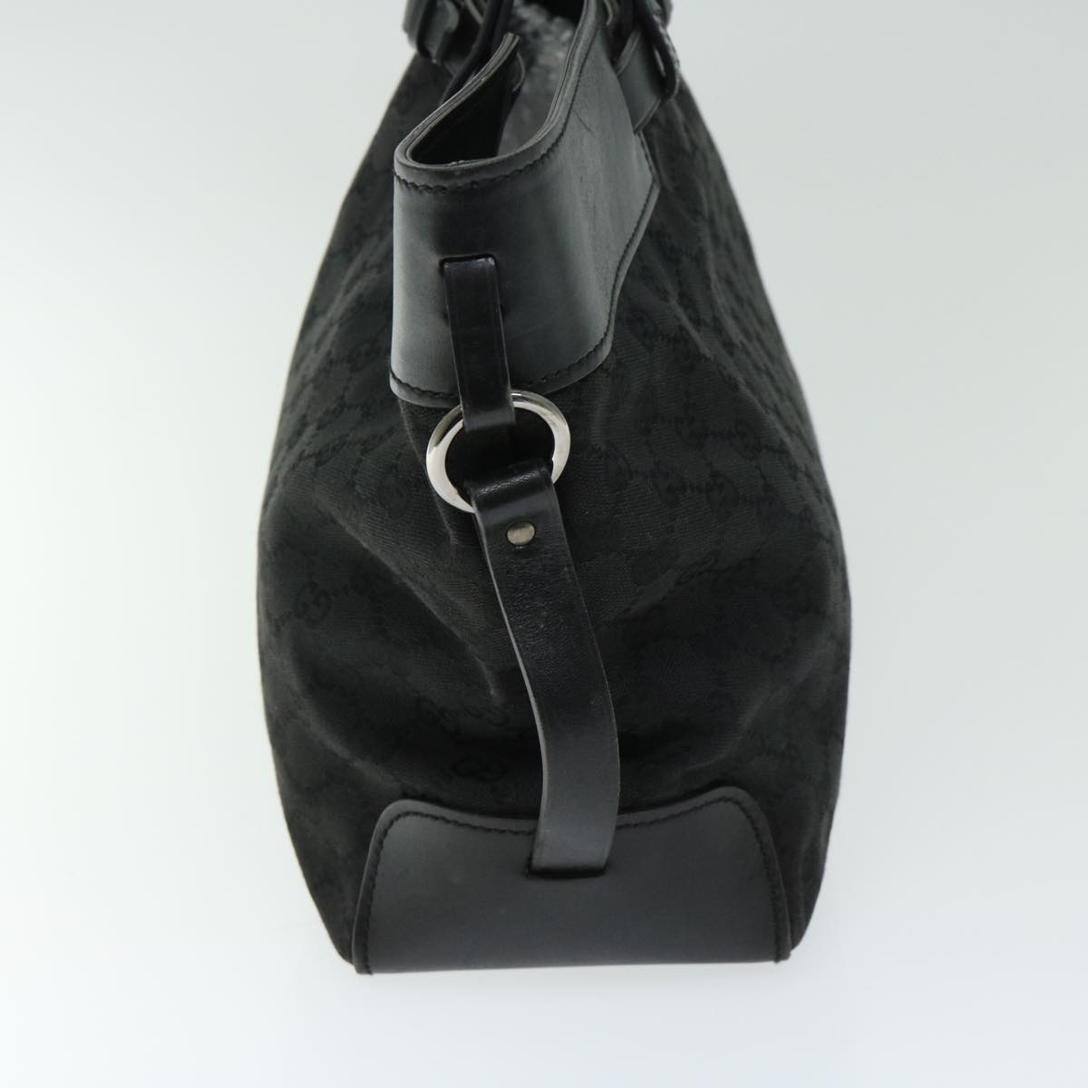 GUCCI GG Canvas Hand Bag Black - 4