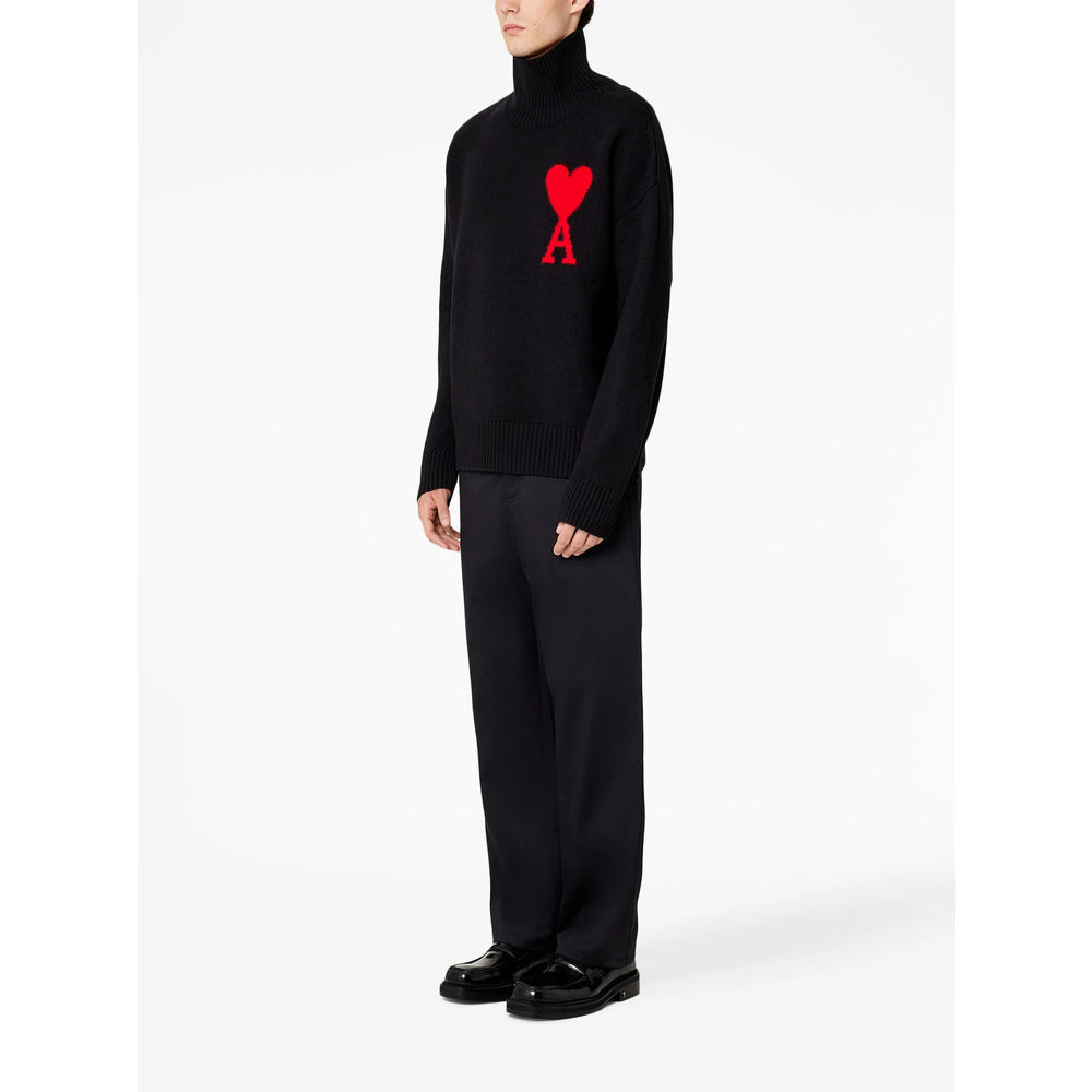 Ami Paris Black Sweaters & Knitwear - Jumpers Men - 5