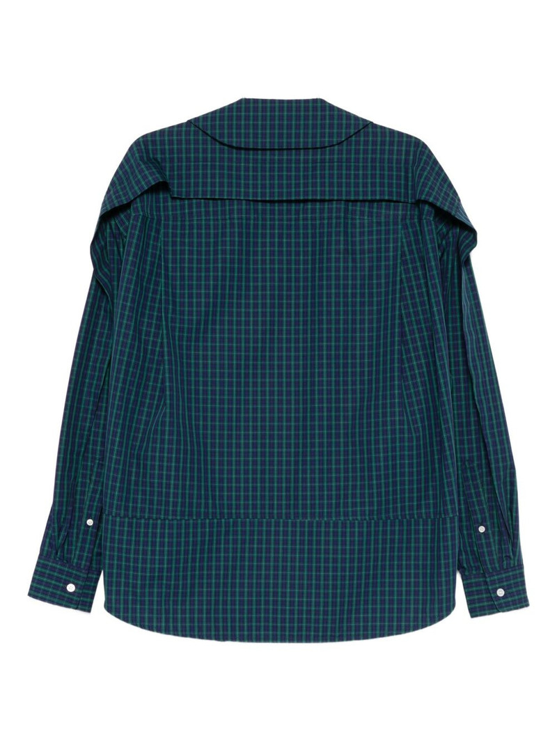 Meryll Rogge plaid panelled top outlook
