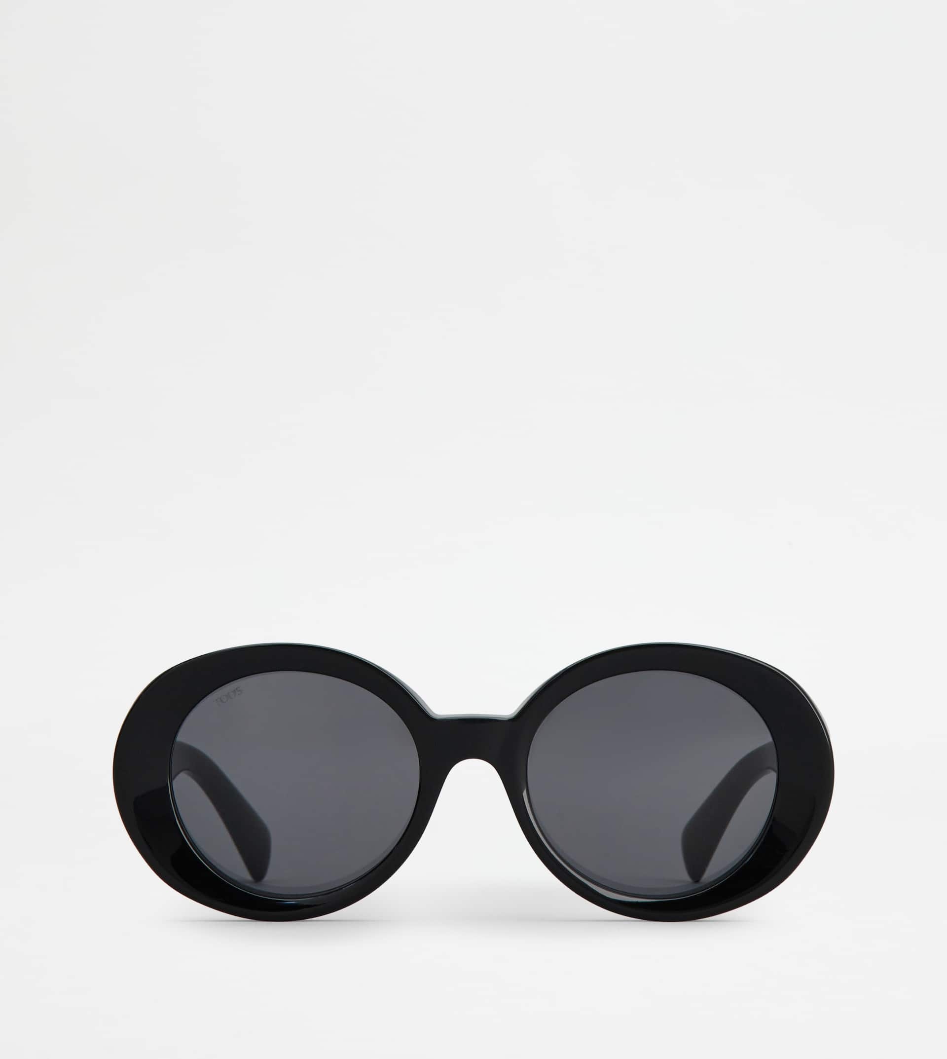 OVAL SUNGLASSES - BLACK - 1