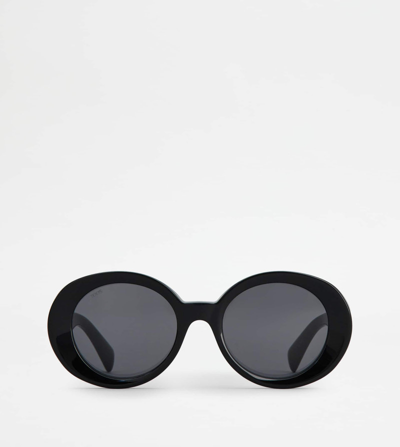 OVAL SUNGLASSES - BLACK 1