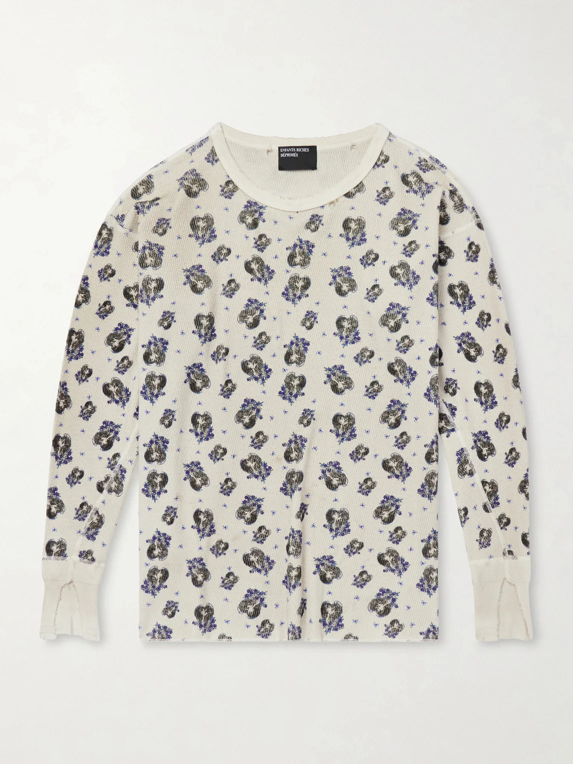 Brain's Heart Printed Cotton-Jersey T-Shirt - 1