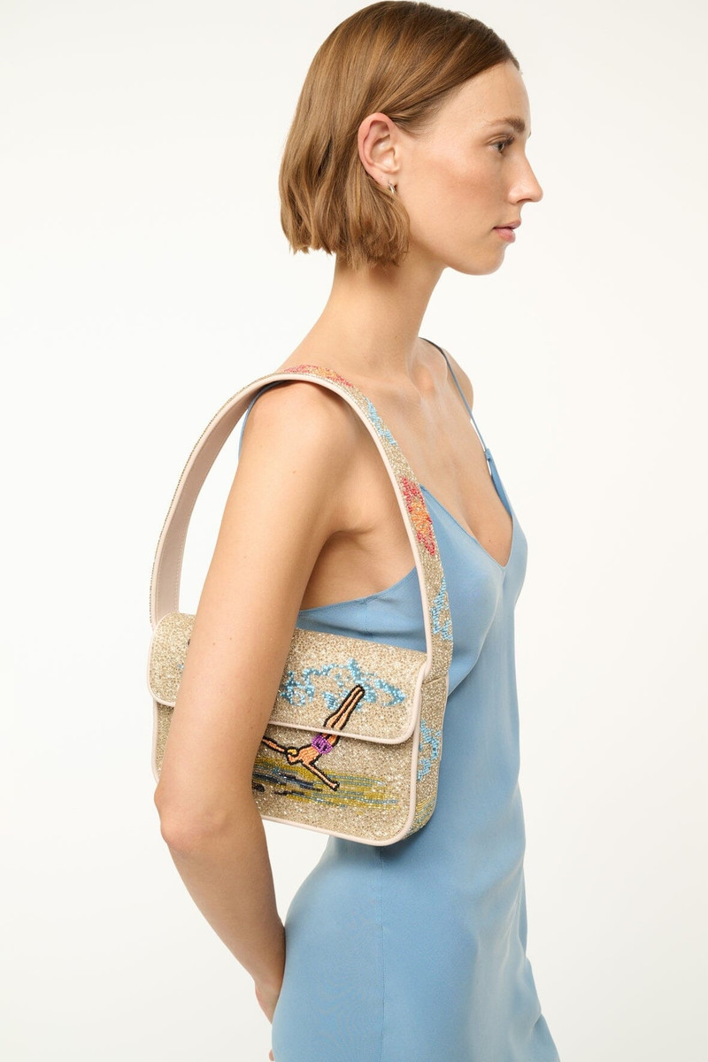 STAUD STAUD TOMMY BEADED BAG DIVERS outlook