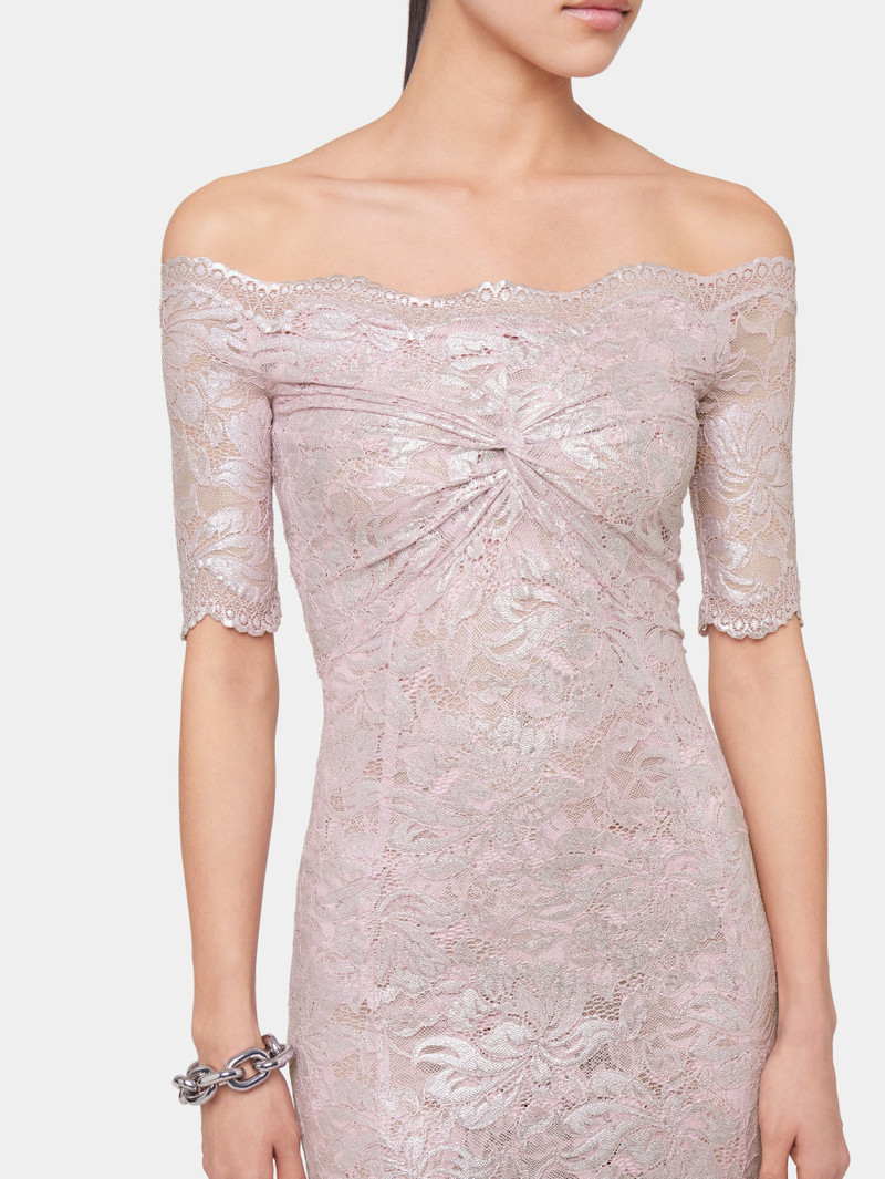 PINK LONG DRESS IN LACE 와 SILVER 소개 6