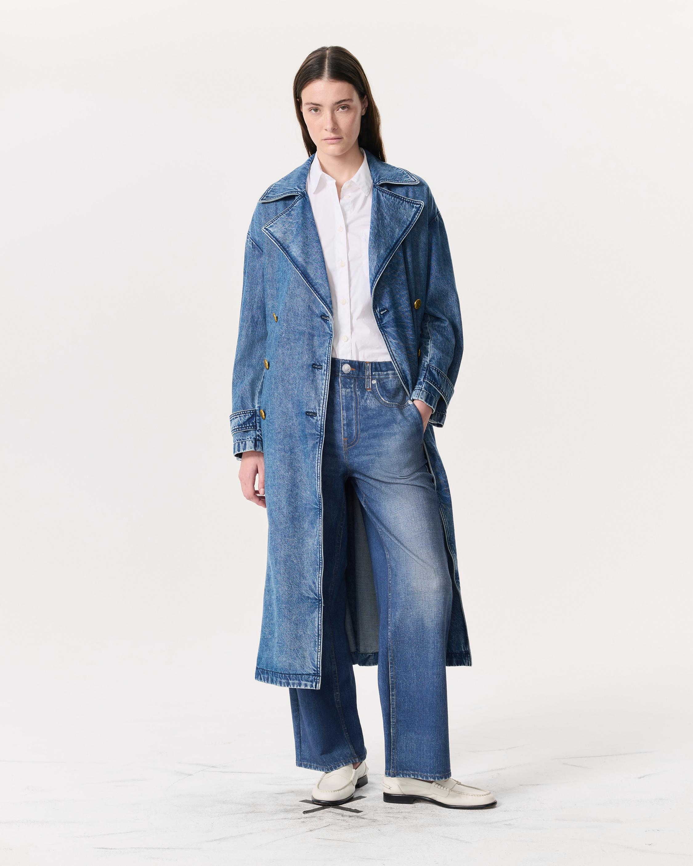 Featherweight Alora Denim Trench Coat
Featherweight Denim - 4