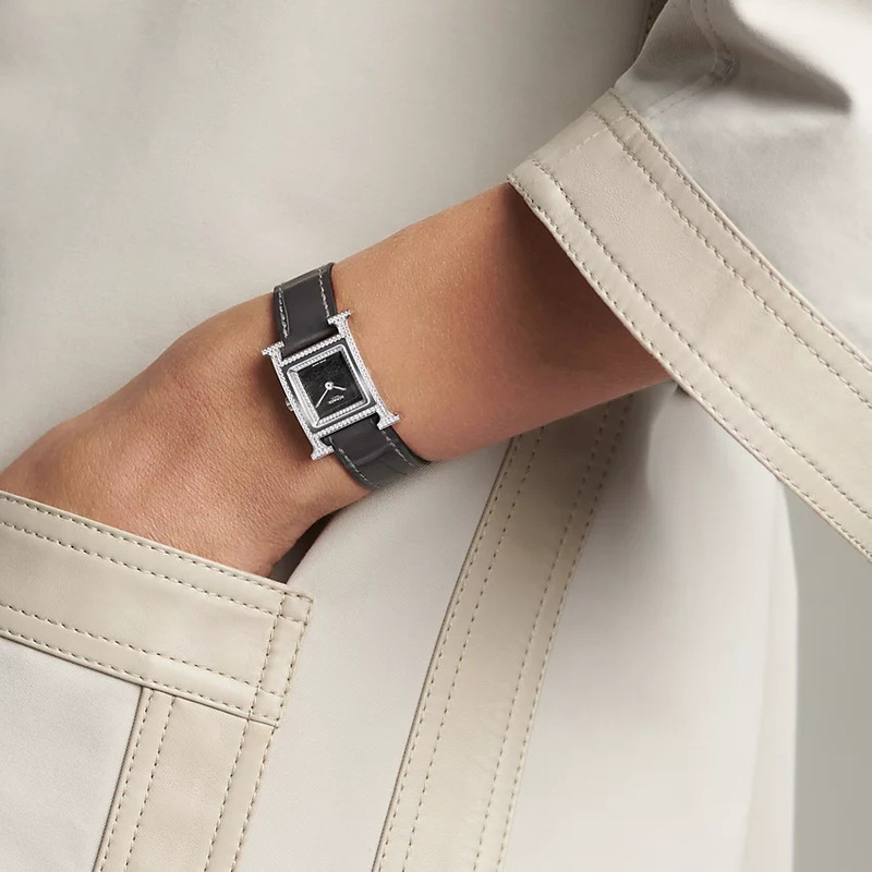 Hermès Heure H watch, 21 x 21 mm outlook