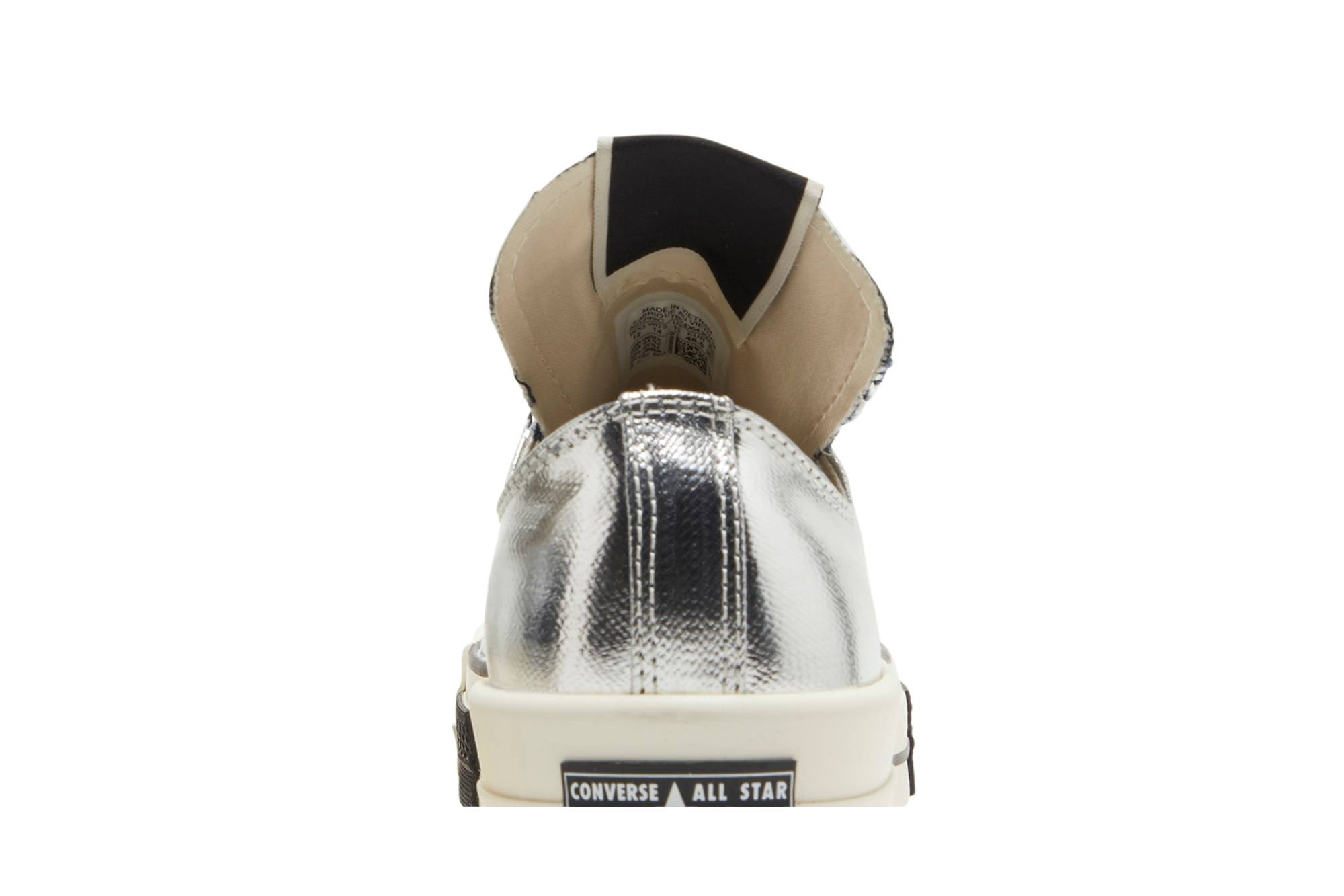 Rick Owens x TURBODRK Chuck 70 Low 'Silver Lacquer' - 7