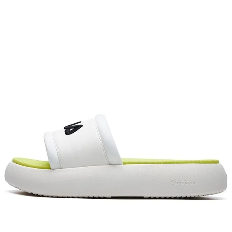 (WMNS) FILA Donut Fashion Slipper GS White F12W124622FSW - 1