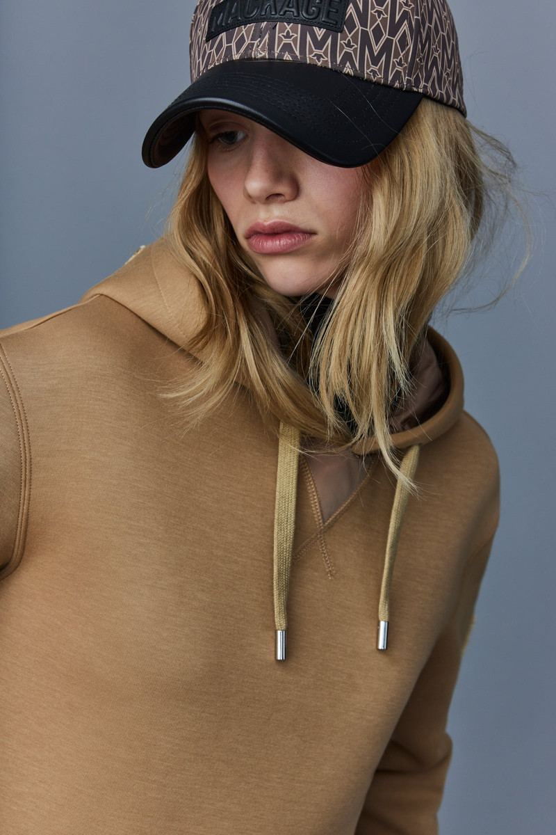 MACKAGE ANDERSON Baseball cap (R) Leather wordmark outlook