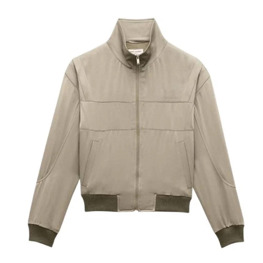 Saint Laurent Men's Teddy Jacket In Satin - 1