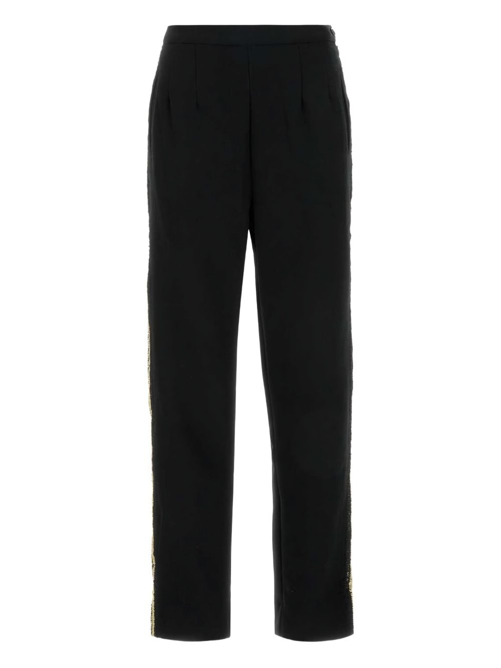 stripe-detail tailored trousers - 4