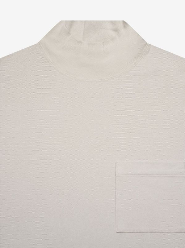 Pique Mock Neck - 3