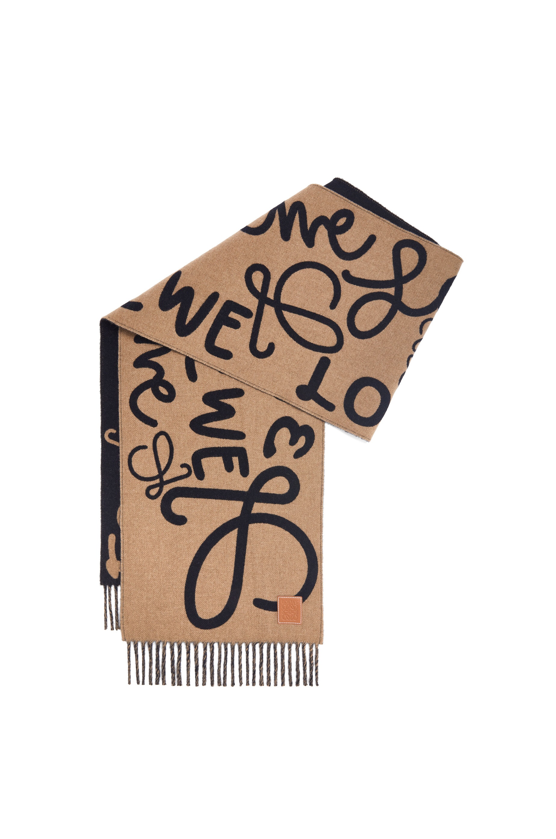 LOEWE scarf in wool and cashmere - 3
