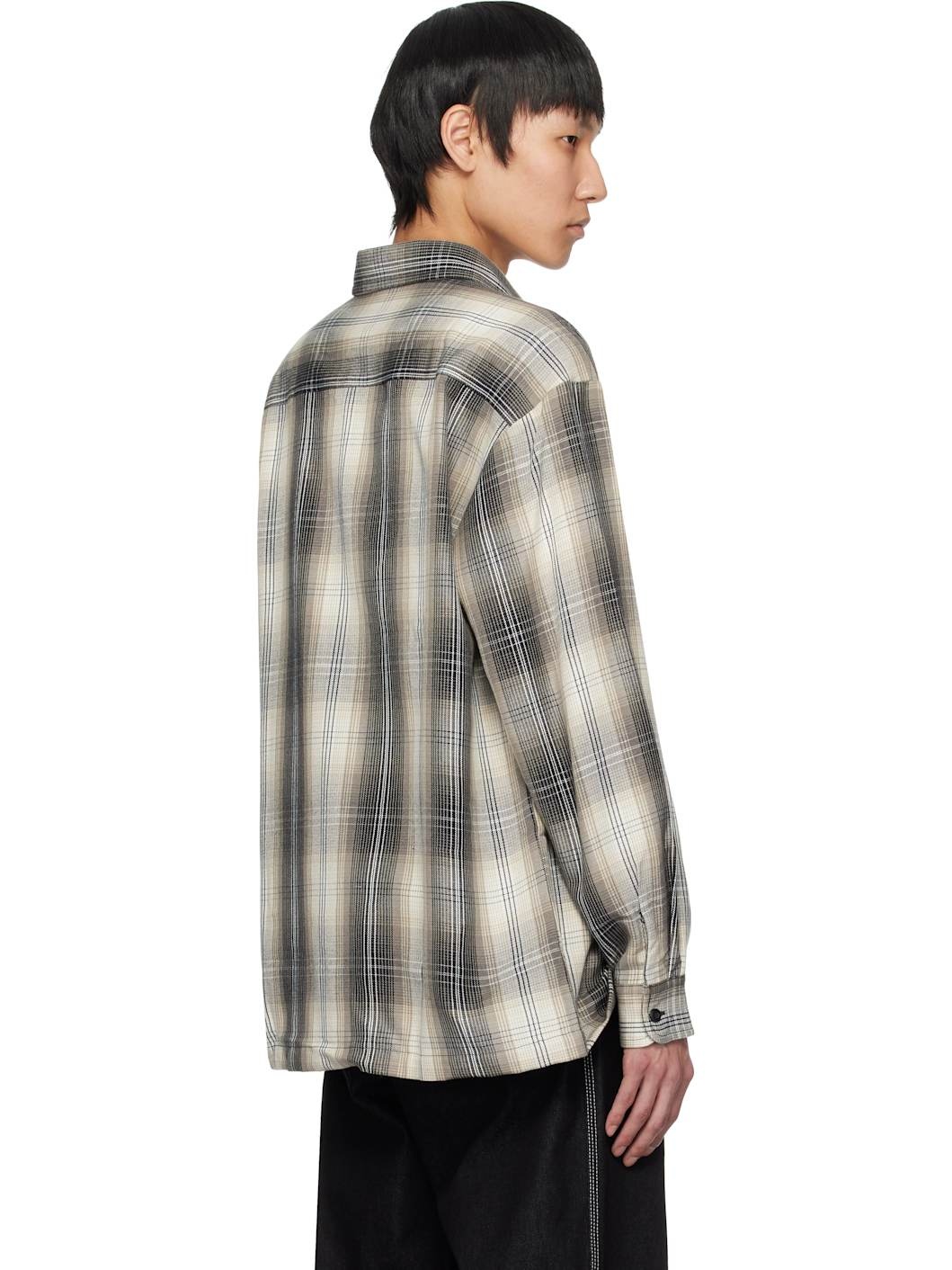 Beige Blanton Check Shirt - 3