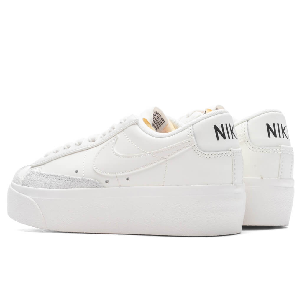 WOMEN'S BLAZER LOW PLATFORM - SAIL/SAIL/BLACK - 3