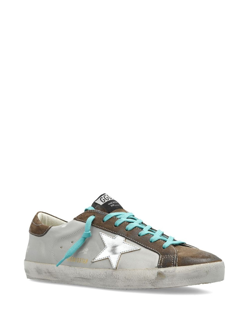 Golden Goose Super-Star distressed sneakers outlook