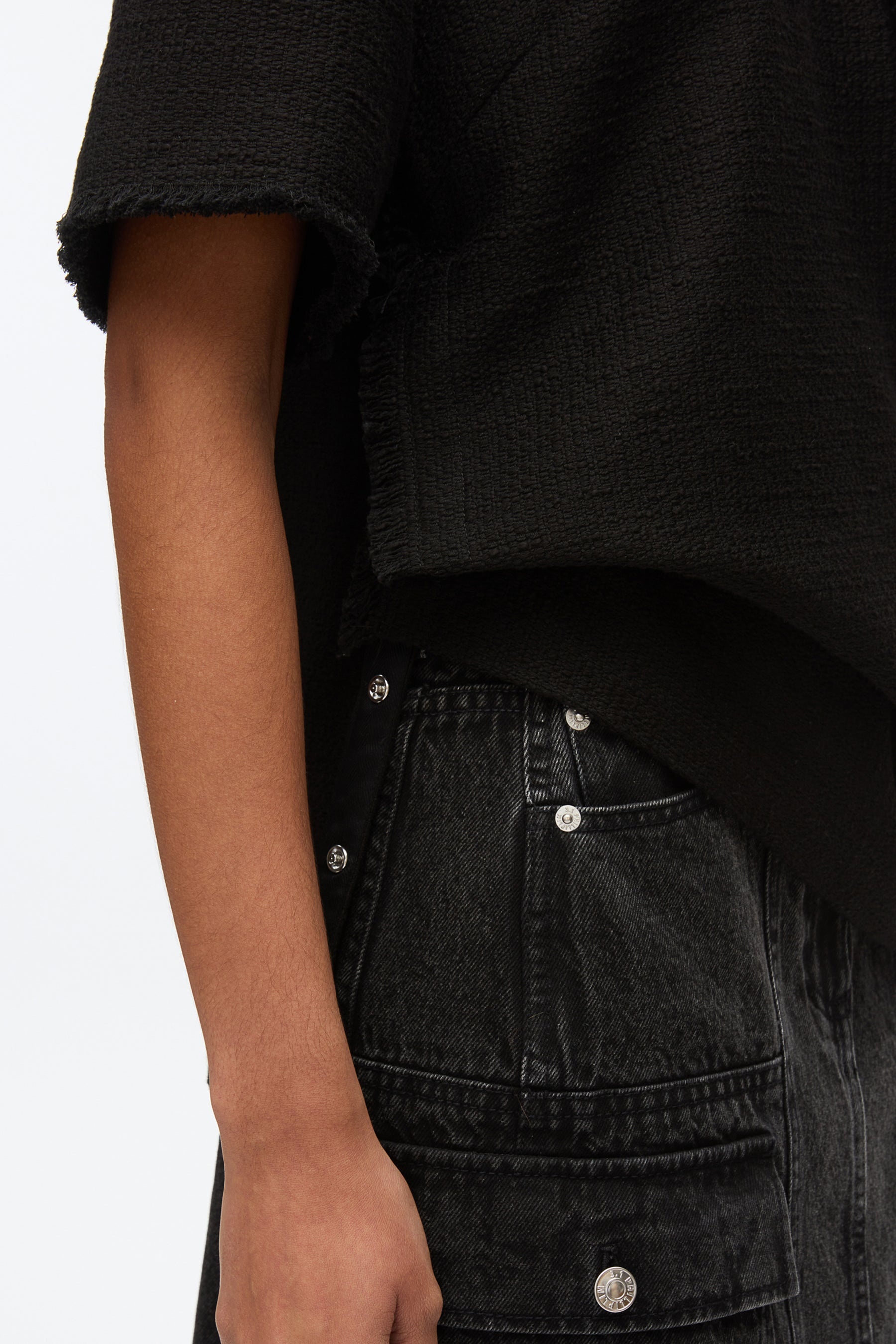 Fringe Tweed Tee - 6