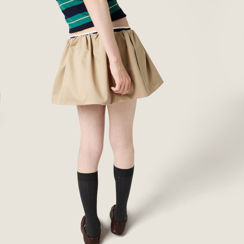 Chino miniskirt 4