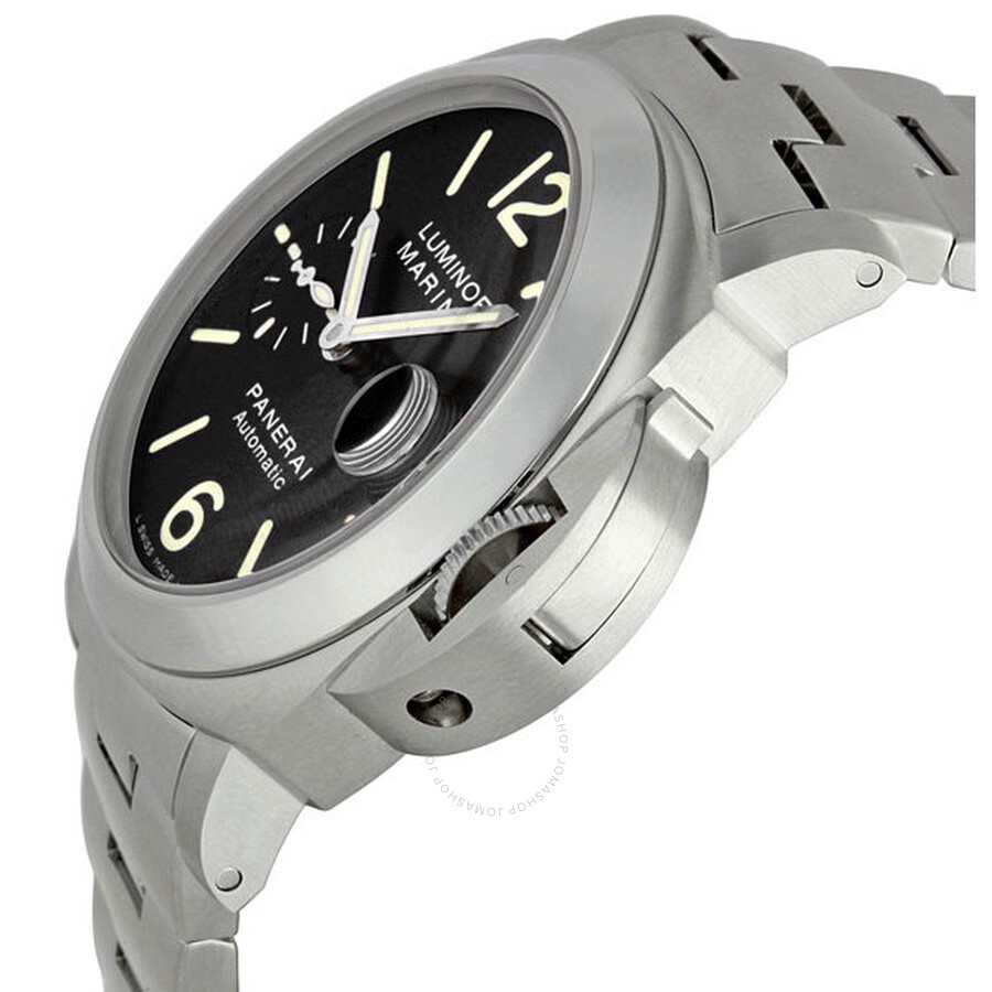 Pre-owned Panerai Luminor Marina Automatic Black Dial Men's Watch PAM00299 - 2