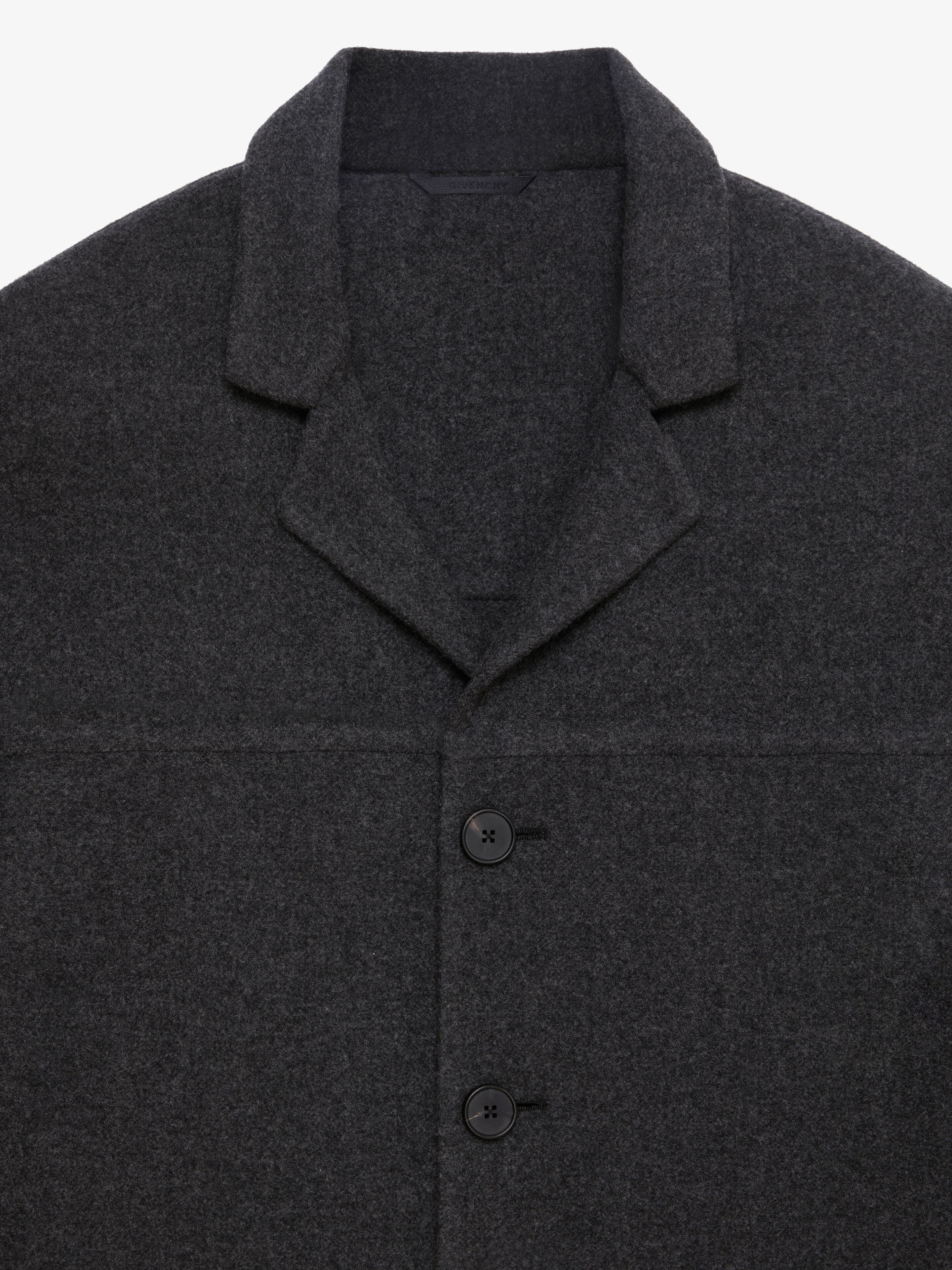 JACKET IN DOUBLE FACE WOOL AND CASHMERE - 5