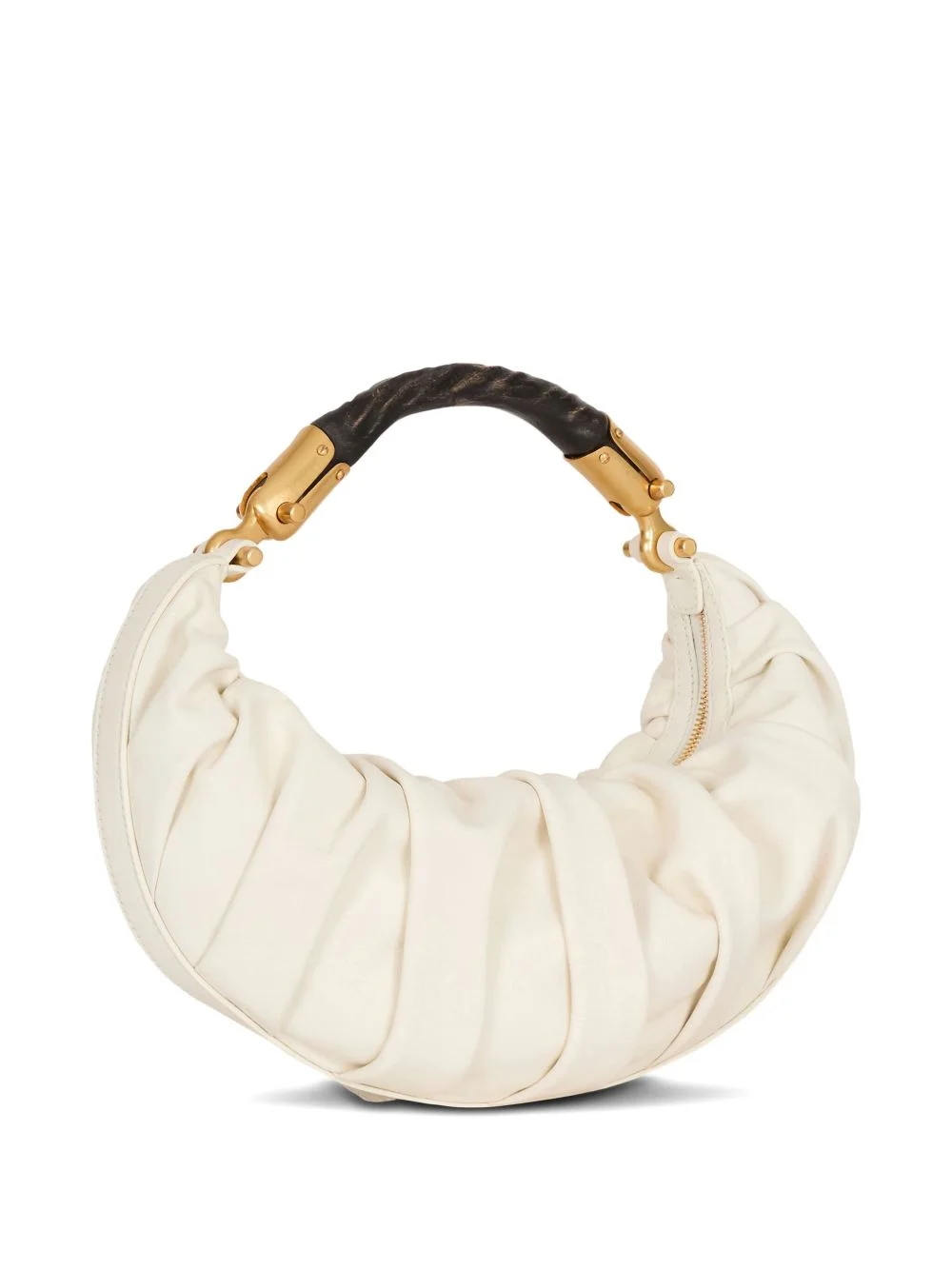 medium Ebene pleated calfskin-leather tote bag - 1