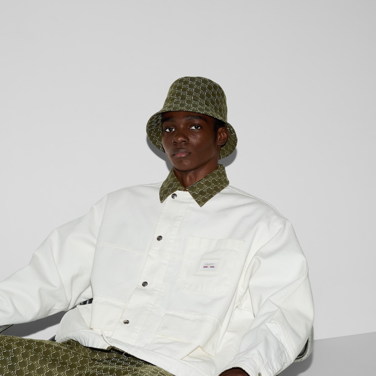Bucket hat with GG Shadow - 3