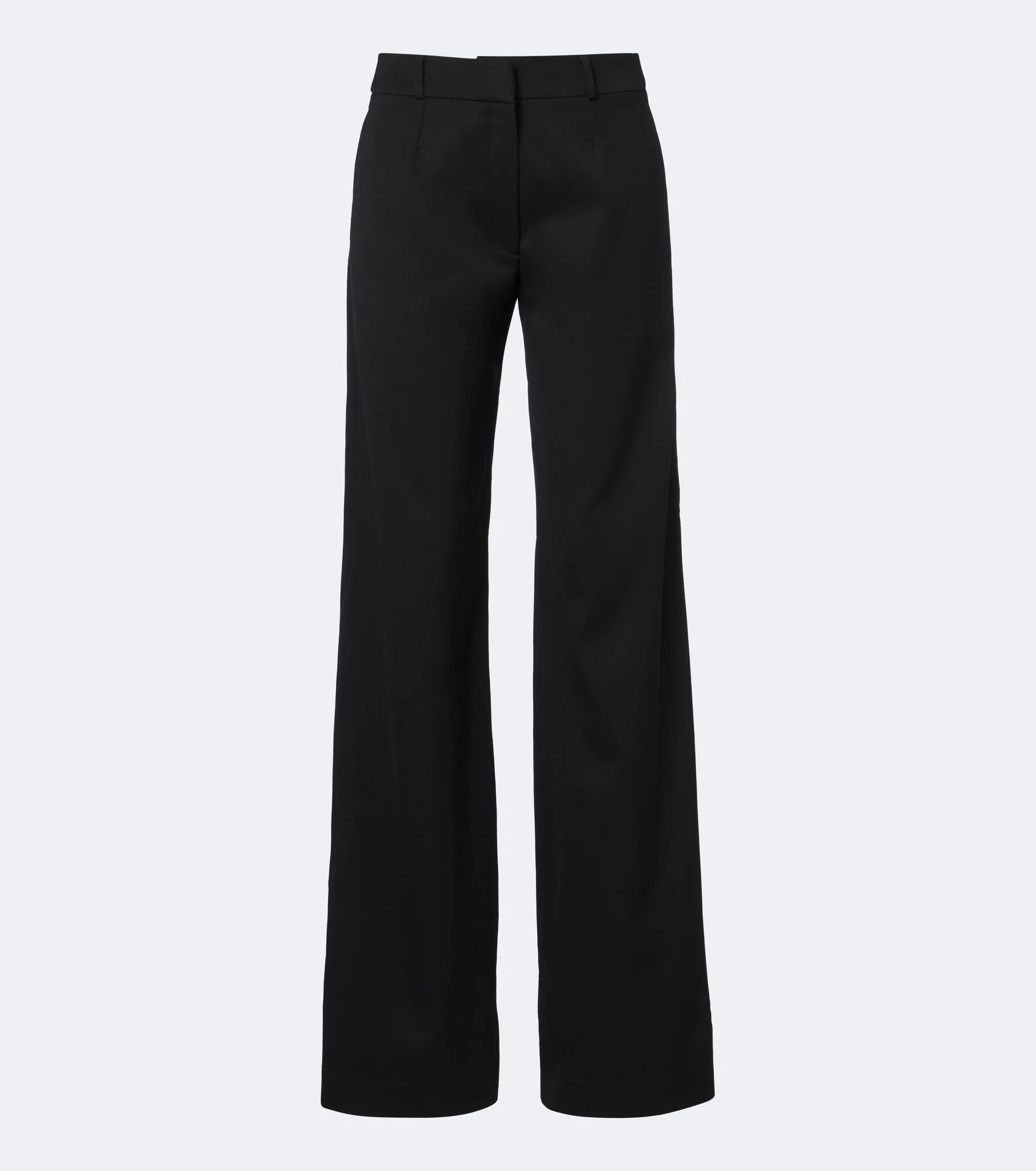 Mid-rise straight pants - 1