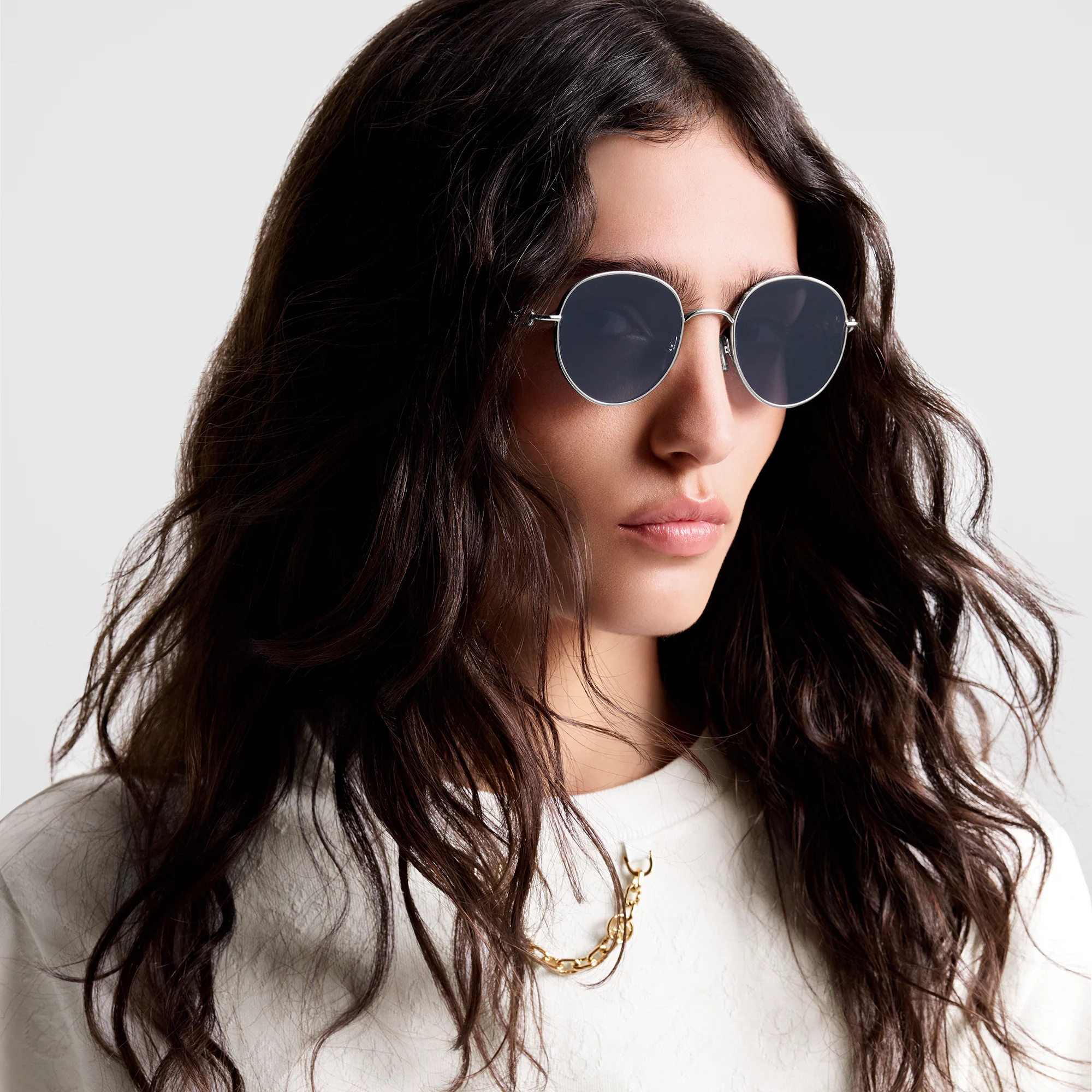 My LV Chain Small Round Sunglasses - 4