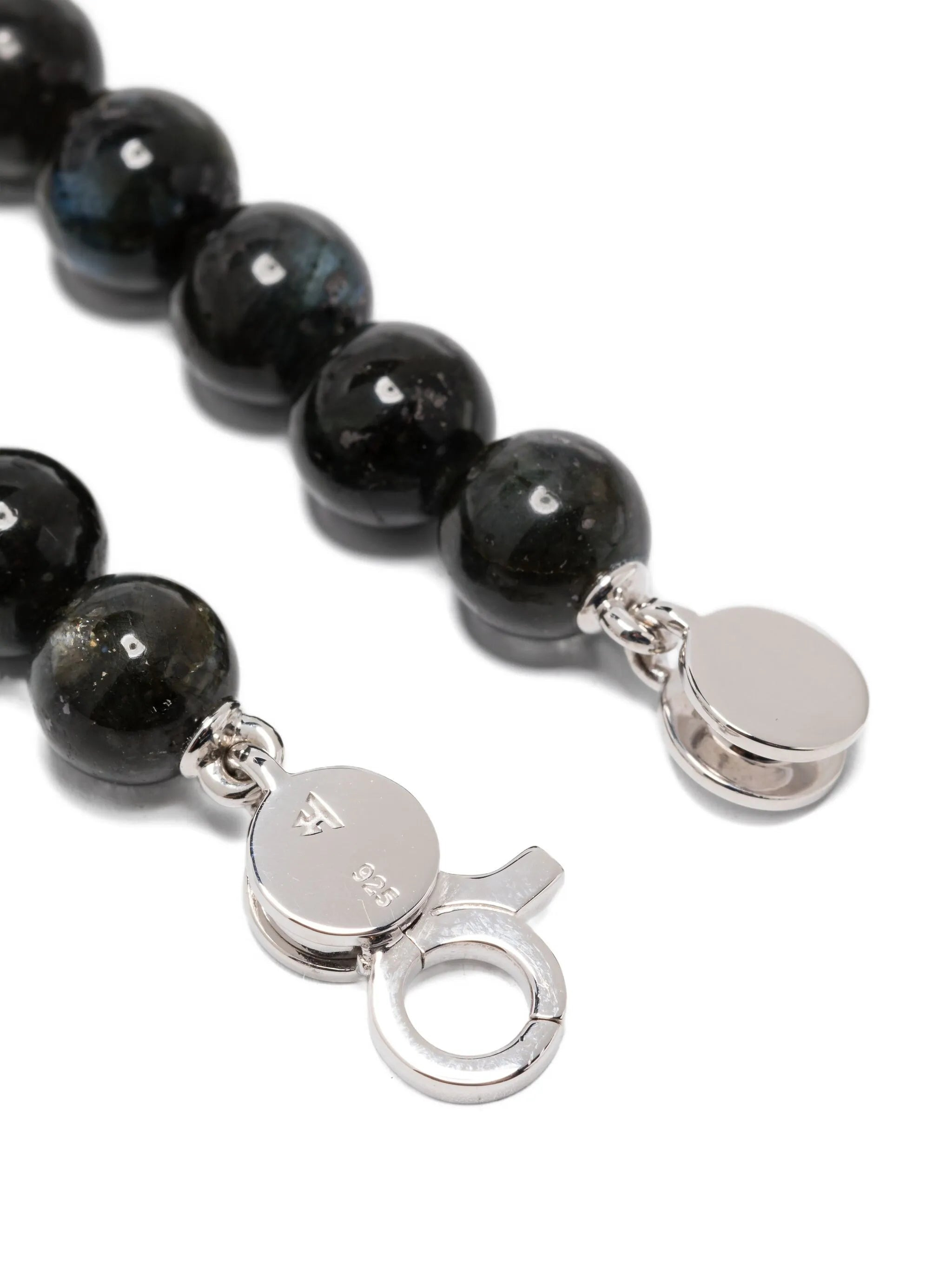 Tom Wood Larvikite Bead Necklace - 2