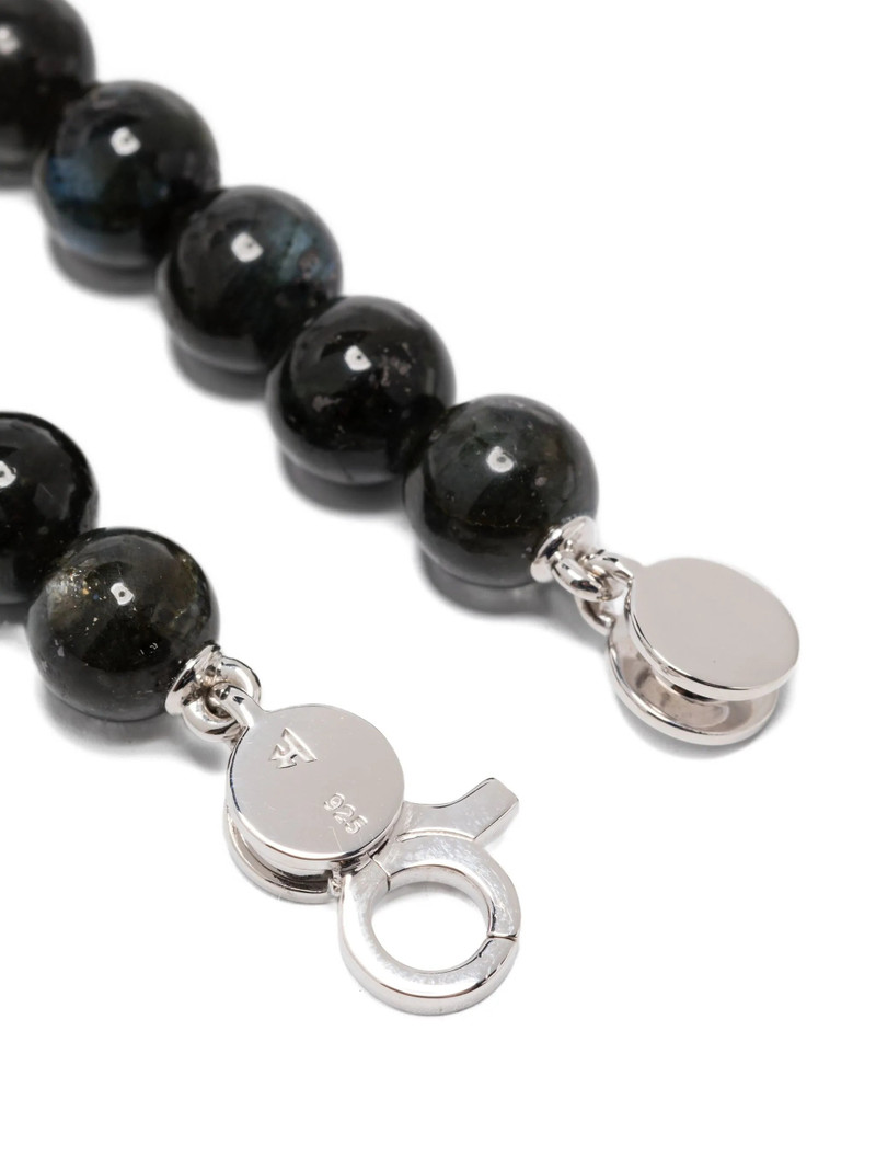 TOM WOOD Tom Wood Larvikite Bead Necklace outlook