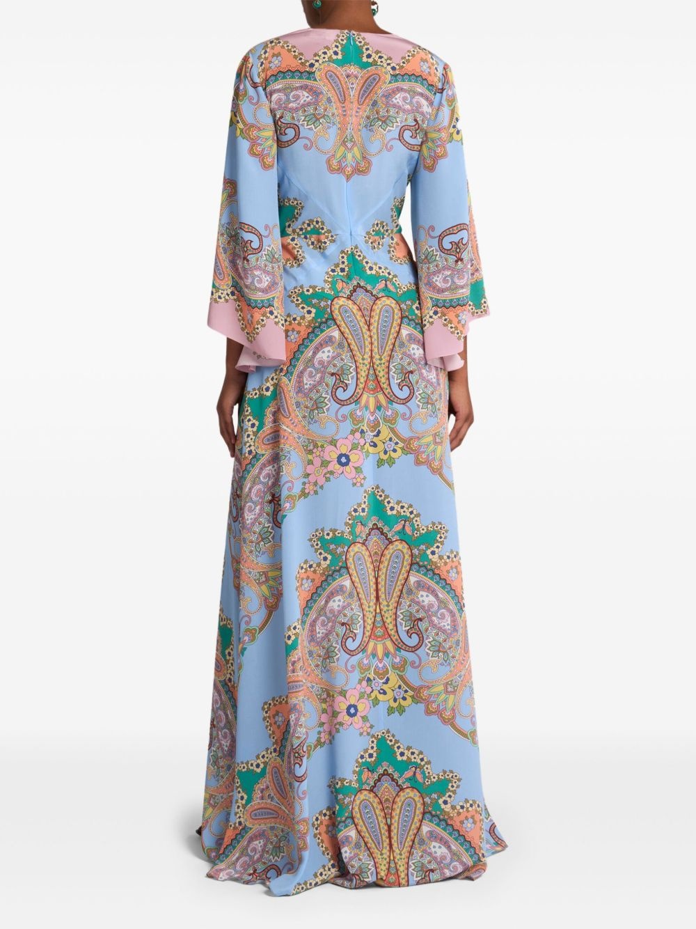 paisley-print maxi dress - 3