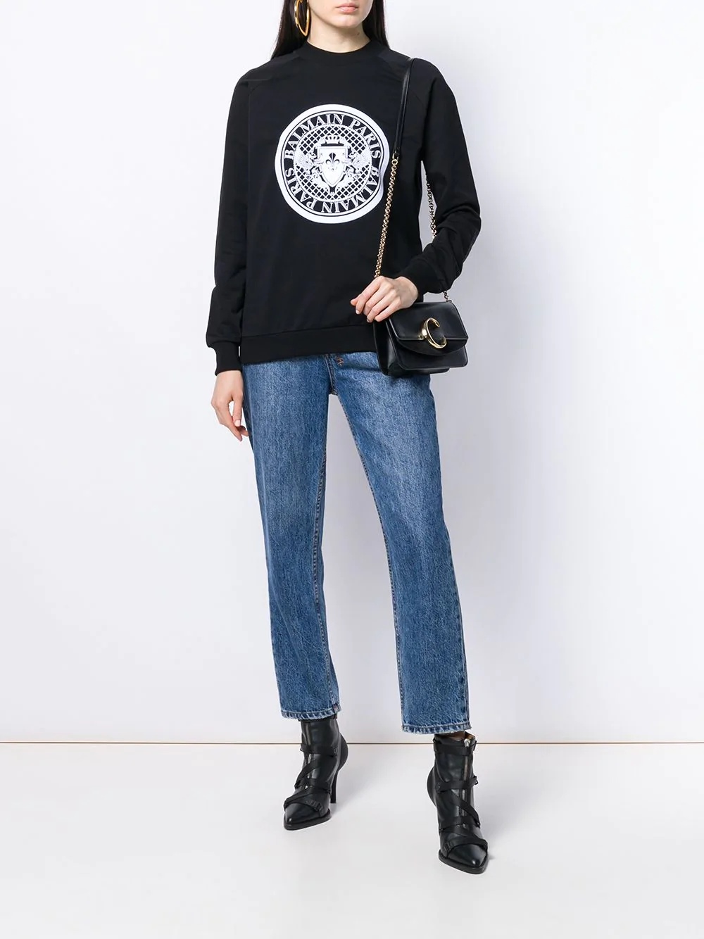 logo crest sweatshirt - 2