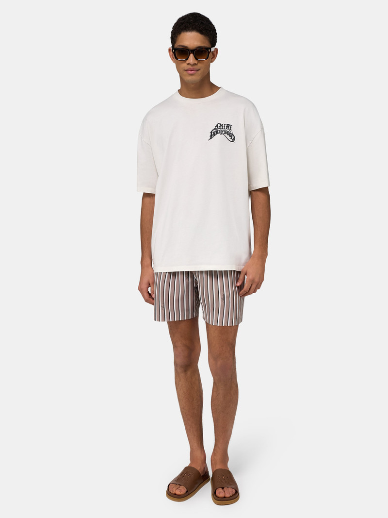 AMIRI STRIPED SWIM TRUNK outlook