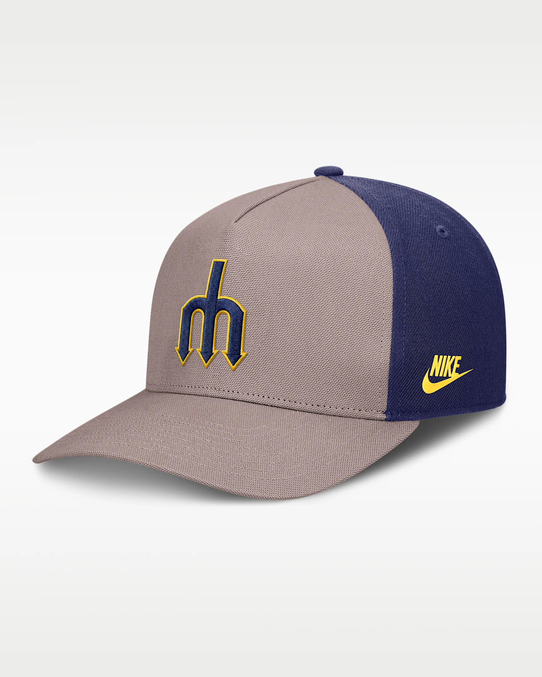 Seattle Mariners Cooperstown Rise Men's Nike MLB A-Frame Adjustable Hat - 1