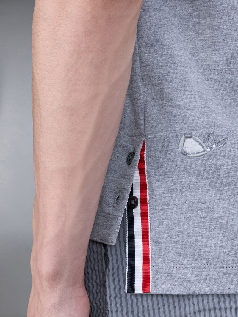 embroidered cotton T-shirt 5