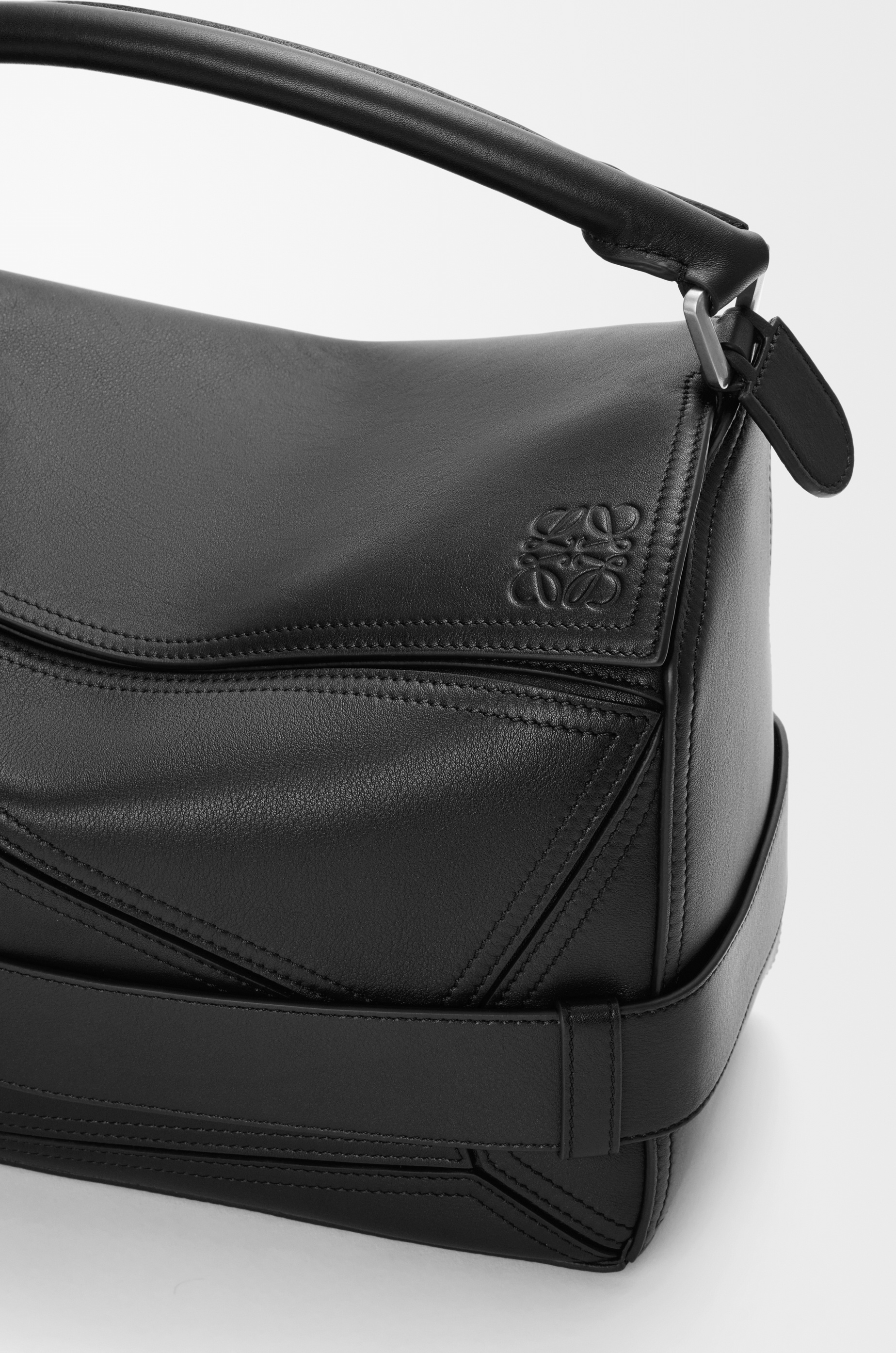 Large Puzzle Biker bag in shiny calfskin - 9
