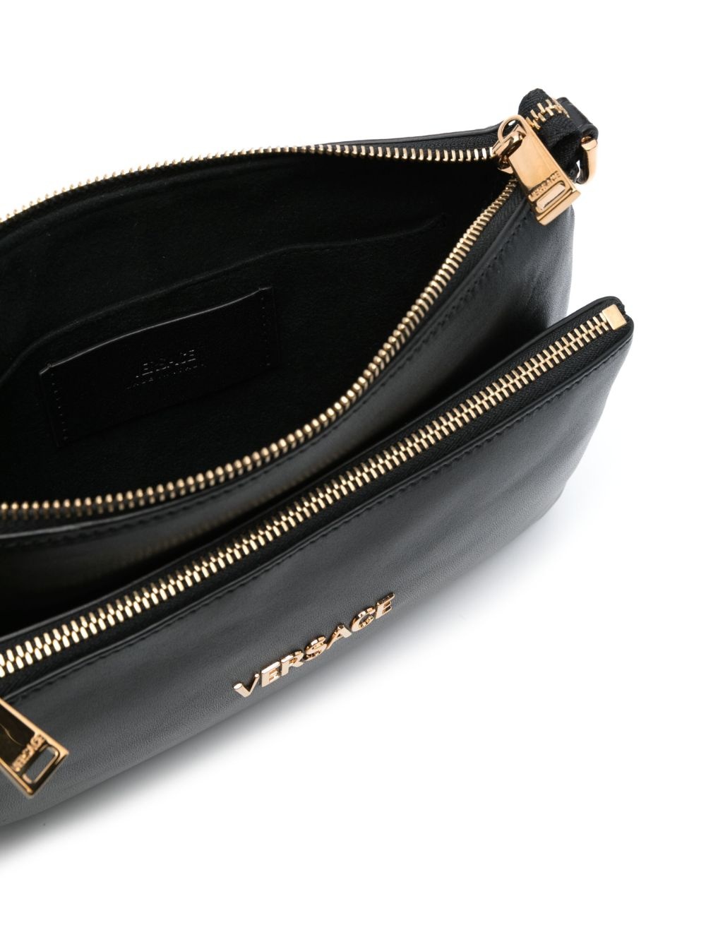 logo-lettering shoulder bag - 5