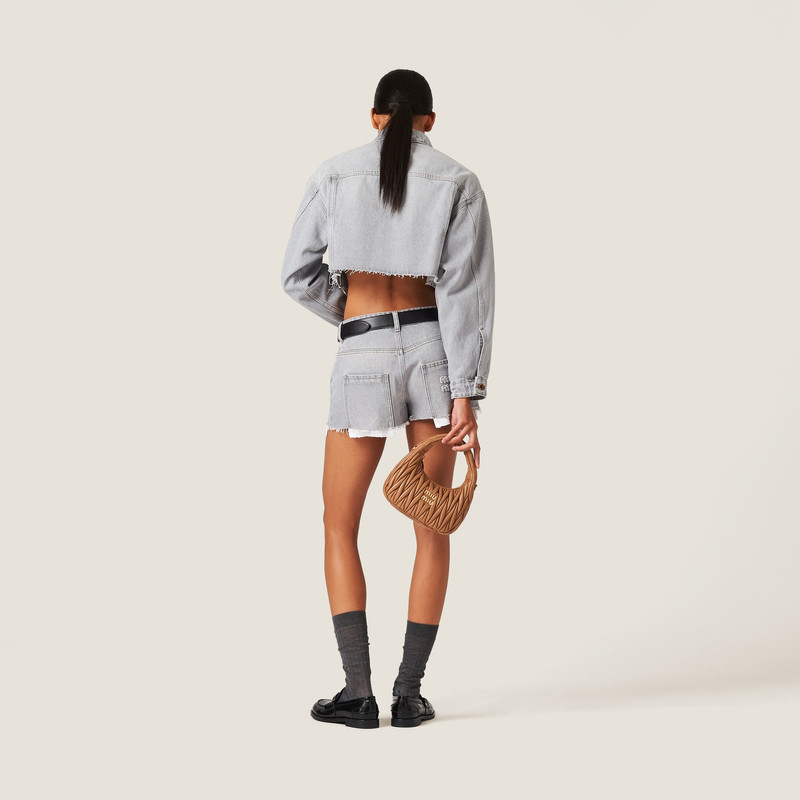 Denim blouson jacket 3