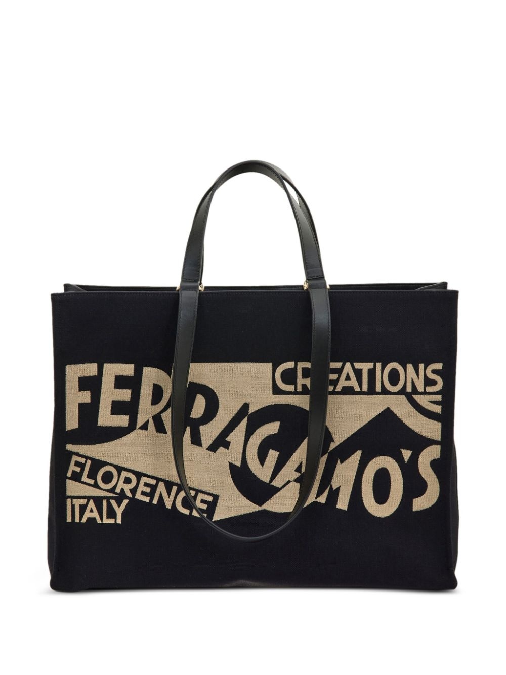 large logo-printed tote bag - 1