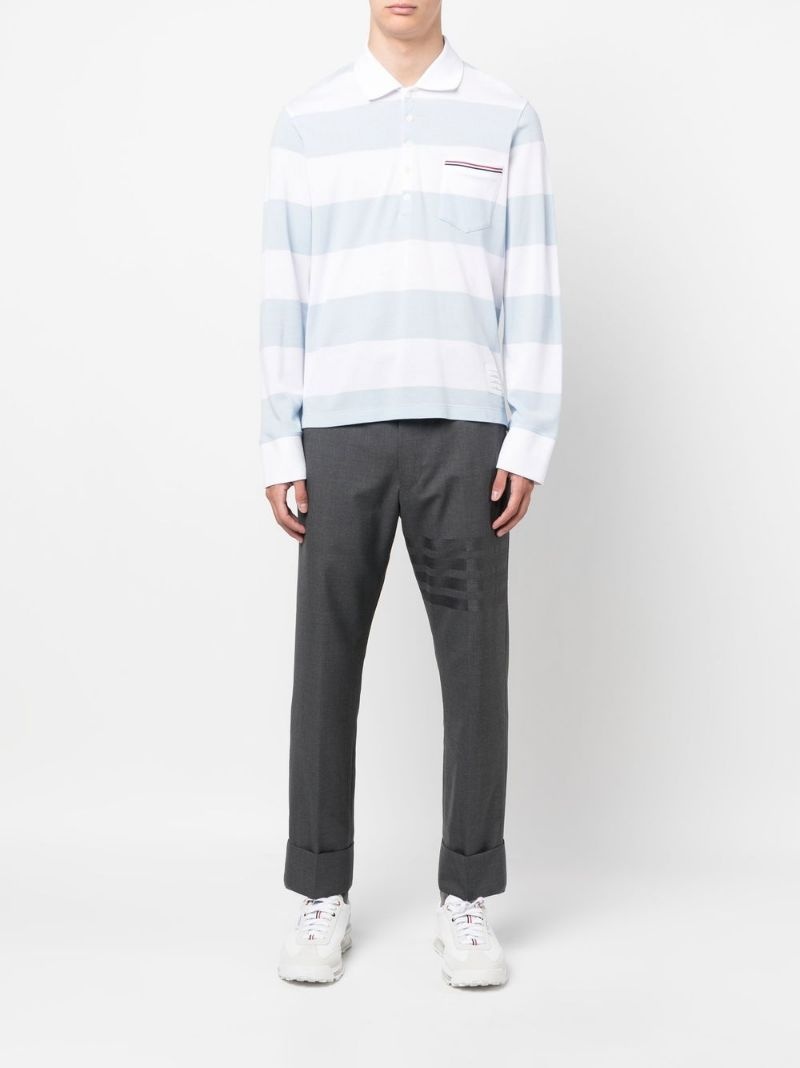 striped polo shirt - 2