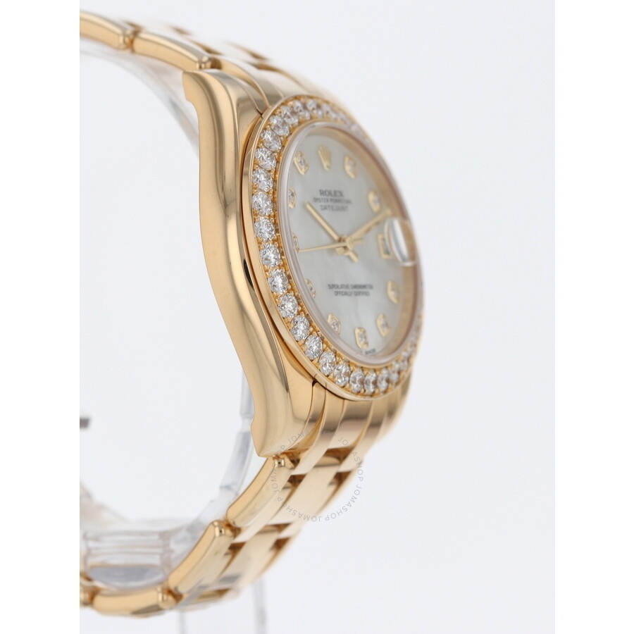 Pre-owned Rolex Datejust Pearlmaster Automatic Diamond Ladies Watch 81298 MDPM - 4